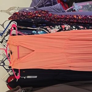 Torrid floor length dress, never been worn